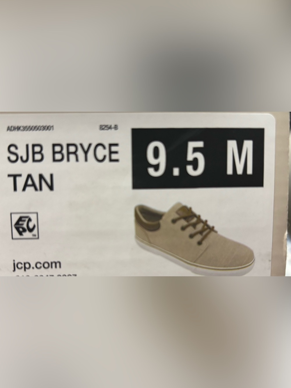 St. John's Bay Tan Men's Canvas Low-Top Sneakers